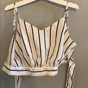 Black and White Stripped Tank